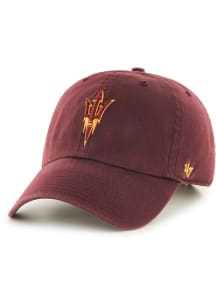 47 Arizona State Sun Devils Vintage Clean Up Adjustable Hat - Maroon