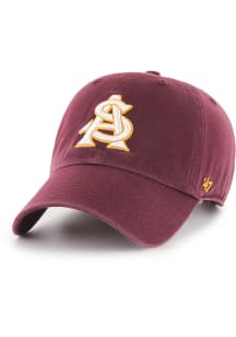 47 Arizona State Sun Devils Clean Up Adjustable Hat - Maroon
