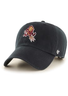 47 Arizona State Sun Devils Retro Clean Up Adjustable Hat - Black