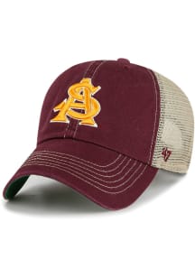47 Arizona State Sun Devils Trawler Clean Up Adjustable Hat - Maroon