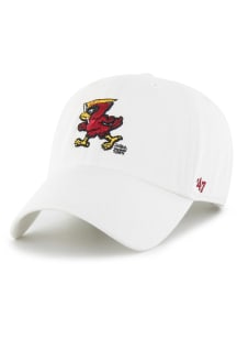 47 Iowa State Cyclones Retro Clean Up Adjustable Hat - White