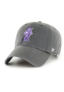 47 K-State Wildcats Vintage Clean Up Adjustable Hat - Charcoal