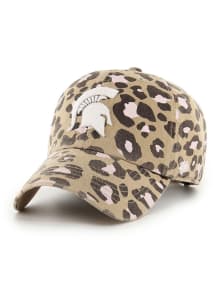 47 Michigan State Spartans Brown Bagheera Clean Up Womens Adjustable Hat