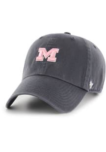 47 Michigan Wolverines Blue W Clean Up Womens Adjustable Hat