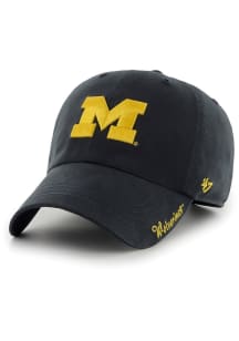 47 Michigan Wolverines Blue Miata Clean Up Womens Adjustable Hat