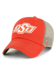 47 Oklahoma State Cowboys Trawler Clean Up Adjustable Hat - Orange