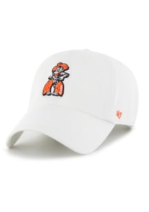 47 Oklahoma State Cowboys Retro Clean Up Adjustable Hat - White