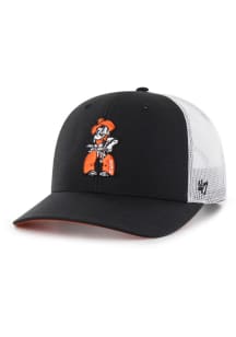 47 Oklahoma State Cowboys Retro Trucker Adjustable Hat - Black