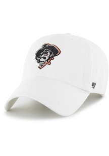 47 Oklahoma State Cowboys Vintage Clean Up Adjustable Hat - White