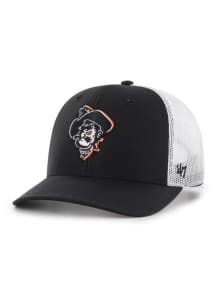 47 Oklahoma State Cowboys Vintage Trucker Adjustable Hat - Black