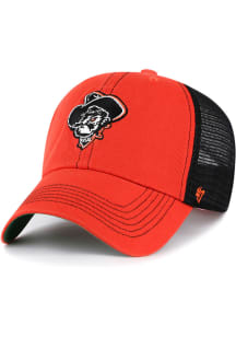 47 Oklahoma State Cowboys Vintage Trawler Clean Up Adjustable Hat - Orange