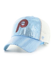 47 Philadelphia Phillies Light Blue Coop Dazzle Mesh Womens Adjustable Hat