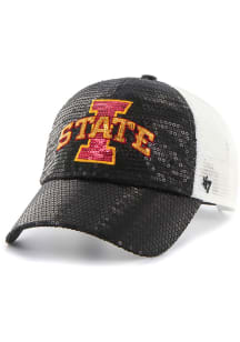 47 Iowa State Cyclones Black Dazzle Mesh Womens Adjustable Hat