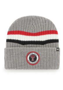 47 Texas Tech Red Raiders Grey Highline Cuff Knit Mens Knit Hat