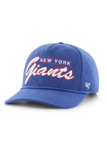 47 New York Giants Double Header Corduroy Hitch Adjustable Hat - Blue