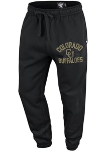 47 Colorado Buffaloes Mens Black Trailside Jogger Sweatpants
