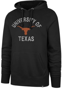 47 Texas Longhorns Mens Black Pivotal Headline Long Sleeve Hoodie