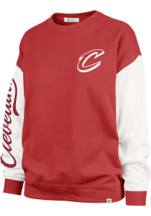 47 Cleveland Cavaliers Womens Maroon Arena Crew Sweatshirt