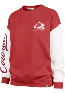 47 Colorado Avalanche Womens Maroon Arena Crew Sweatshirt