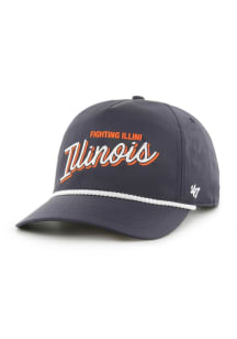 47 Illinois Fighting Illini Fairway Hitch Adjustable Hat - Navy Blue