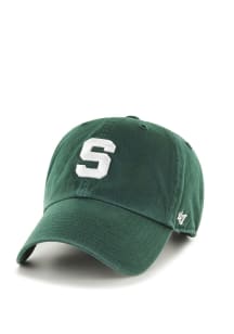47 Michigan State Spartans Logo Clean Up Adjustable Hat - Green