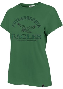 47 Philadelphia Eagles Womens Kelly Green Fresh Start Frankie Short Sleeve T-Shirt