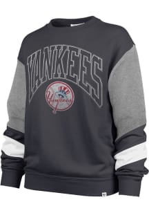 47 New York Yankees Womens Navy Blue Nova Crew Sweatshirt