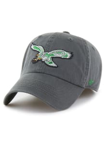 47 Philadelphia Eagles Mens Charcoal Retro Classic Franchise Fitted Hat