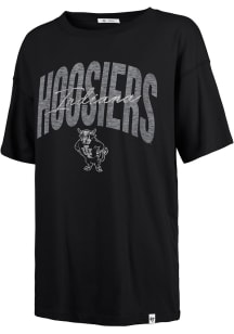 47 Indiana Hoosiers Womens Black Muse Sadie Short Sleeve T-Shirt