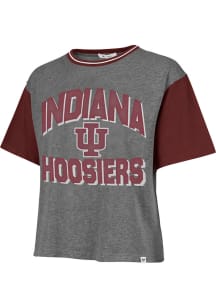 47 Indiana Hoosiers Womens Red Clubhouse Ziggy Short Sleeve T-Shirt