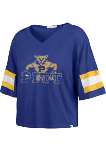 47 Pitt Panthers Womens Blue Premier Scout Short Sleeve T-Shirt