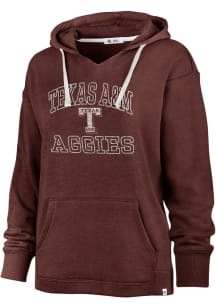 47 Texas A&M Aggies Womens Maroon Clarity Kennedy Hooded Sweatshirt