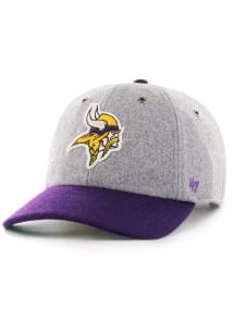 47 Minnesota Vikings Off Campus Clean Up Adjustable Hat - Grey
