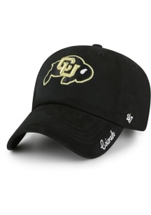 47 Colorado Buffaloes Black Miata Clean Up Womens Adjustable Hat