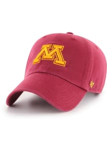 47 Minnesota Golden Gophers Maroon Clean Up Youth Adjustable Hat