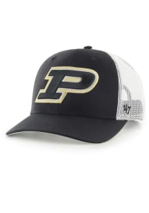 47 Purdue Boilermakers Black Trucker Youth Adjustable Hat