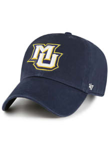 47 Marquette Golden Eagles Clean Up Adjustable Hat - Navy Blue
