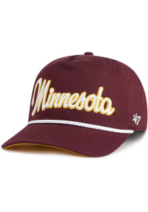 47 Minnesota Golden Gophers Overhand Hitch Adjustable Hat - Maroon
