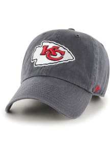 47 Kansas City Chiefs Clean Up Adjustable Hat - Charcoal
