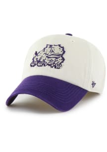 47 TCU Horned Frogs Mens Tan Clubhouse Franchise Fitted Hat