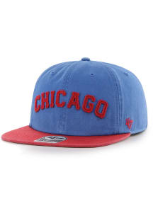 47 Chicago Cubs Blue Montego Legacy RL Captain Mens Snapback Hat