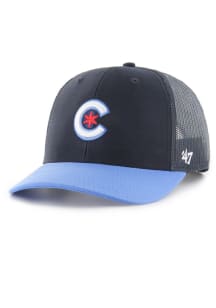 47 Chicago Cubs City Connect Replica Trucker Adjustable Hat - Navy Blue