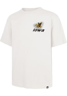 47 Iowa Hawkeyes Ivory All Fire Foundation Short Sleeve Fashion T Shirt