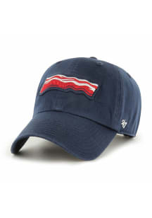 47 Lehigh Valley Ironpigs Alternate Bacon Clean Up Adjustable Hat - Navy Blue