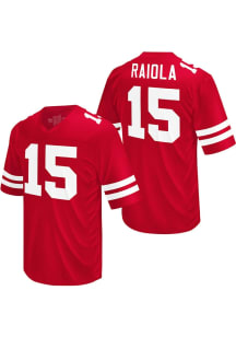 Dylan Raiola  Original Retro Brand Nebraska Cornhuskers Red Football Replica Football Jersey