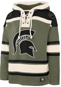 47 Michigan State Spartans Mens Olive OHT Lacer Fashion Hood