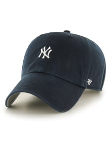 47 New York Yankees Base Runner Clean Up Adjustable Hat - Navy Blue