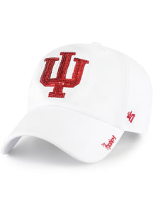 47 Indiana Hoosiers White Sparkle Womens Adjustable Hat