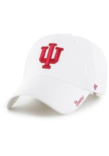 47 Indiana Hoosiers White Miata Clean Up Style Womens Adjustable Hat