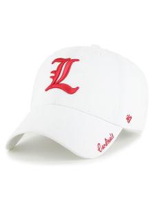 47 Louisville Cardinals White Miata Clean Up Womens Adjustable Hat